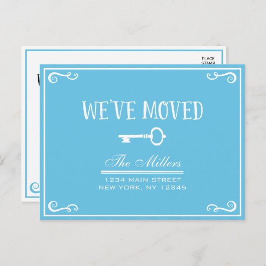 Ankündigung von Sky Blue Key Moving (Vorne/Hinten)