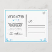 Ankündigung von Sky Blue Key Moving (Rückseite)