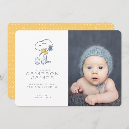 Ankündigung von Snoopy & Woodstock (Vorne/Hinten)