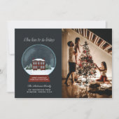 Ankündigung von Snow Globe Foto Holiday Moving (Vorderseite)