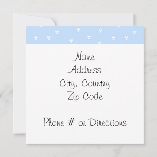 Ankündigung von Soft Blue New Zuhause (Rückseite)