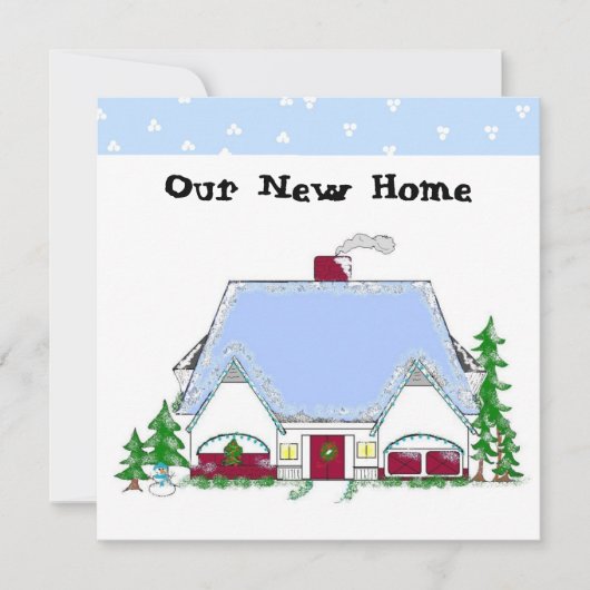 Ankündigung von Soft Blue New Zuhause (Vorderseite)