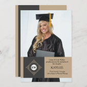 Ankündigung von Stally Initial Foto Abschluss (Vorne/Hinten)