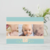 Ankündigung von Stardust Baby Boy Birth (Stehend Vorderseite)