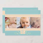 Ankündigung von Stardust Baby Boy Birth (Vorne/Hinten)