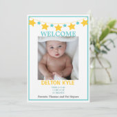 Ankündigung von Stars Boys Foto Baby (Stehend Vorderseite)