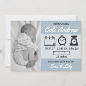 Ankündigung von Stats Baby (Vorderseite)