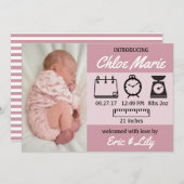 Ankündigung von Stats Baby (Vorne/Hinten)