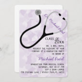 Ankündigung von Stethoscope Medical Doctor Abschlu (Vorne/Hinten)