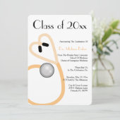 Ankündigung von Stethoscope Medical School Abschlu (Stehend Vorderseite)