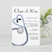 Ankündigung von Stethoscope Medical School Abschlu (Stehend Vorderseite)