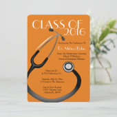 Ankündigung von Stethoscope Medical School Abschlu (Stehend Vorderseite)