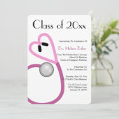 Ankündigung von Stethoscope Medical School Abschlu (Stehend Vorderseite)