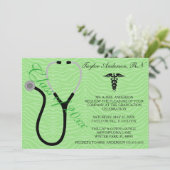 Ankündigung von Stethoscope Medical School Abschlu (Stehend Vorderseite)