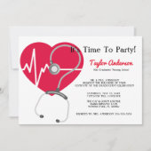 Ankündigung von Stethoscope Nursing School Abschlu (Vorderseite)