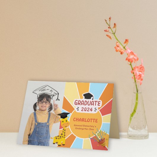 Ankündigung von Sunray Kid Preschool Foto Abschlus