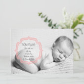 Ankündigung von Sweet Baby Girl Birth (Stehend Vorderseite)