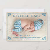 Ankündigung von Sweet Dotted Frame Birth (Vorderseite)