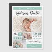 Ankündigung von Sweet Girl Magnetic Foto (Vorne/Hinten)