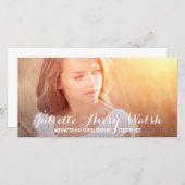 Ankündigung von Sweet Simplicity Abschluss (Vorne/Hinten)