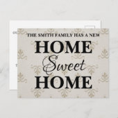 Ankündigung von Sweet Zuhause Moving (Vorne/Hinten)