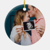 Ankündigung von Tante & Onkel Keramik Ornament (Hinten)