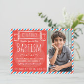 Ankündigung von Taufen in den Bereichen Rot und Bl (Stehend Vorderseite)