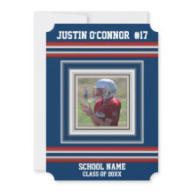 Ankündigung von Team Sports Stripes Foto Abschluss