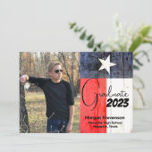 Ankündigung von Texas Themed Foto Abschluss (Stehend Vorderseite)