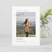 Ankündigung von Text-Abschluss für ein benutzerdef (Stehend Vorderseite)