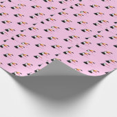Ankündigung von Toucan: Tropical Pink Paradise Geschenkpapier (Ecke)
