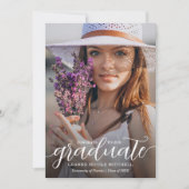 Ankündigung von trendy Script Overlay-Abschluss (Vorderseite)