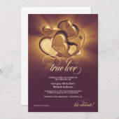 Ankündigung von True Love Wedding (Vorne/Hinten)