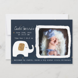 Ankündigung von Twinkle Little Star Baby Foto