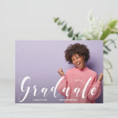 Ankündigung von Uni Graduate Foto (Stehend Vorderseite)