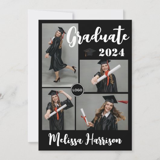 Ankündigung von Uni-Logo-Graduate-FotoCollage (Vorderseite)