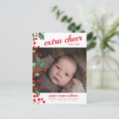 ANKÜNDIGUNG VON URLAUB BABY | Weihnachtsgeschenk (Stehend Vorderseite)