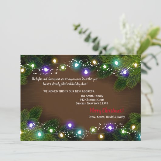 Ankündigung von Urlaubslicht (Stehend Vorderseite)