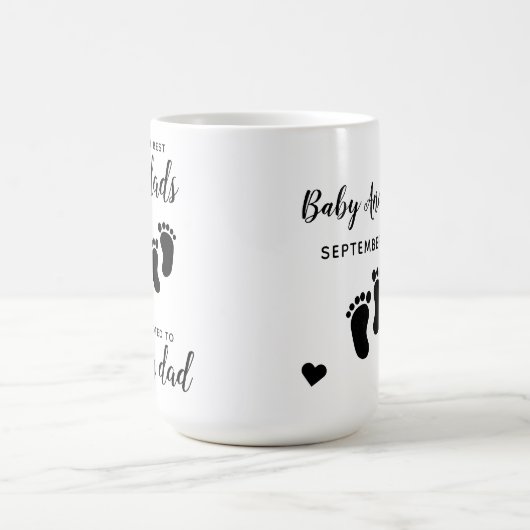Ankündigung von Vätern von Hunden zur Schwangersch Kaffeetasse (Mittel)