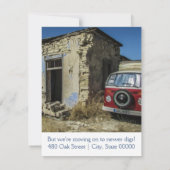 Ankündigung von Verfall und Van-Moving (Rückseite)