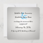 Ankündigung von Verlobung Ring Foto (Rückseite)