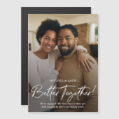 Ankündigung von Verlobungen für ein besseres Zusam (Vorne/Hinten)