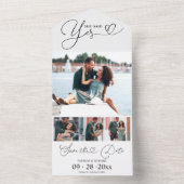 Ankündigung von Verlobungen und Save the Date (Innen Boden)