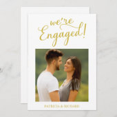 Ankündigung von Verlobungen und Save the Date (Vorne/Hinten)