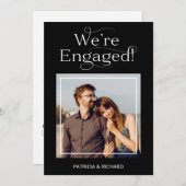 Ankündigung von Verlobungen und Save the Date Foto (Vorne/Hinten)