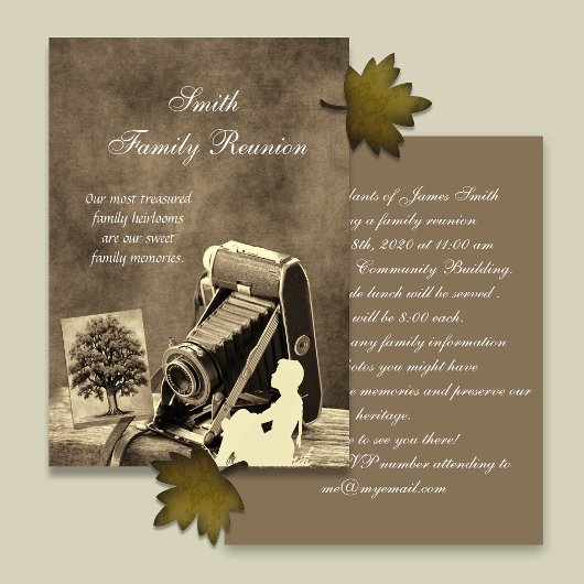 Ankündigung von Vintag Camera Wiedersehen