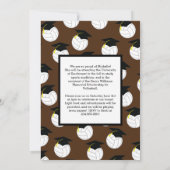 Ankündigung von Volleyball Abschluss Sports Brown (Rückseite)