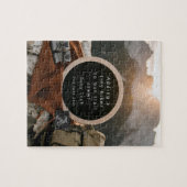 Ankündigung von Wander-Themed Schwangerschaft Puzzle (Horizontal)