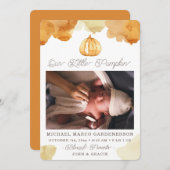 Ankündigung von Wassercolor Pumpkin Baby (Vorne/Hinten)