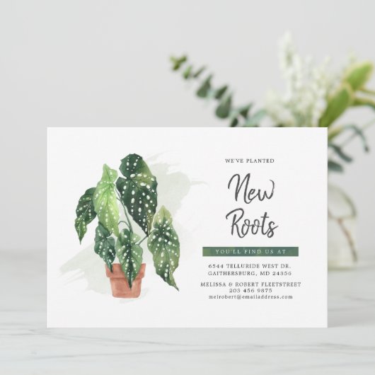 Ankündigung von Wasserfarben-Boho-Bewegung (Stehend Vorderseite)